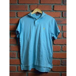 Polo Ralph Lauren Custom Fit Polo Shirt – Light Blue – Men’s Large